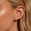 Picuzzy Gold Stud Earrings for Women, Small Simple Gold Plated