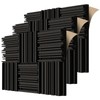 TroyStudio Self-adhesive Acoustic Foam Panels, 12 X 12 X 2