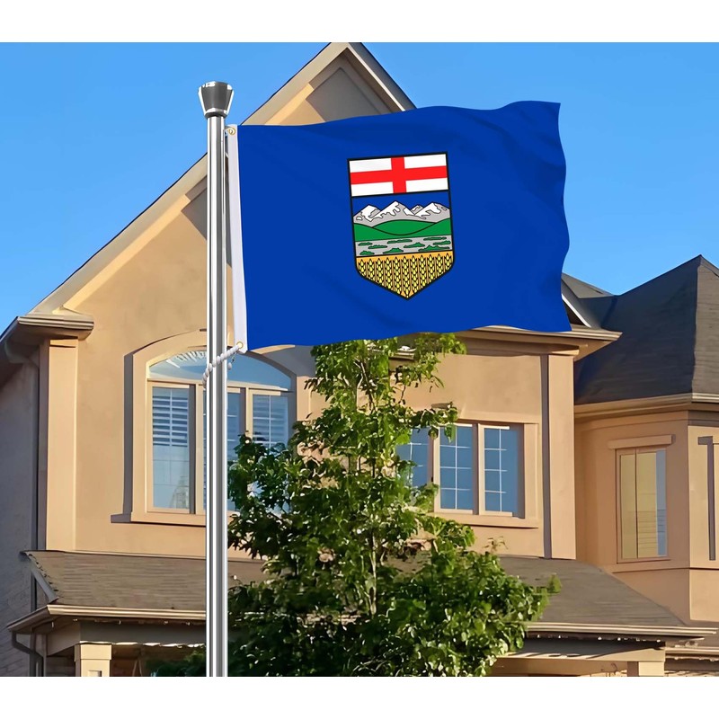 Alberta Flag,3x5 FT Canada Province Albertan Flag,36x60 Inch Large Digitial