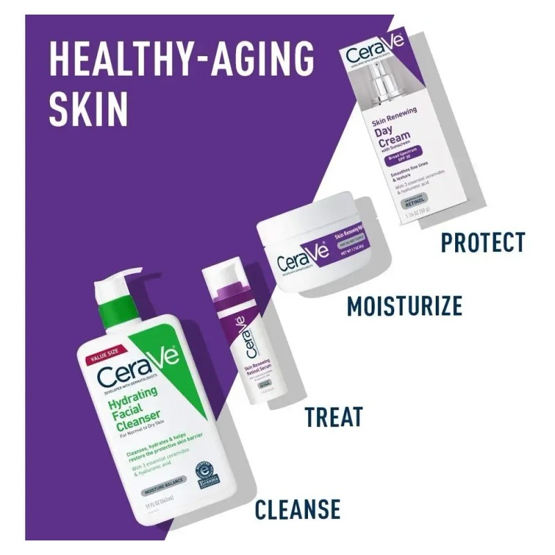 Cerave Crema De Día Renovadora De La Piel Spf 30