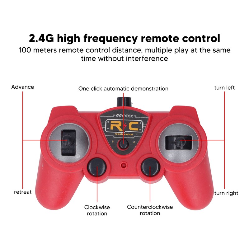 RC Remote Control Fire Truck Lift Toy Rechargeable Fire Lift