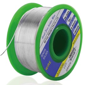 HAPPY FINDING L?tzinn, Bleifreies Lot mit Kolophonium Kern (Sn99,3 Cu0,7/0,8mm,50g)