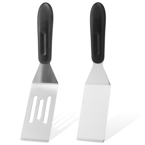 【2Pcs】 Small Spatula, Mini Serving Spatula for Kitchen Use, Metal