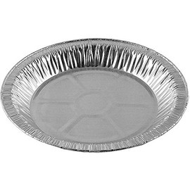 PACTOGO 9" Aluminum Foil Pie Pans 1" Deep - Made in USA Disposable Tins (Pack of 25)