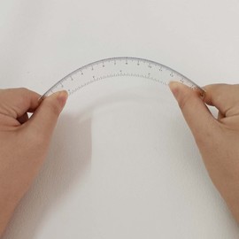 Mebamce 3 Pack Clear Ruler Multipack Clear Ruler Plastic Ruler 6Inch Shatter Resistant Ruler Shatterproof Metric Ruler Transparent Straight Ruler Measuring Ruler Tool for Student School Office - 15cm