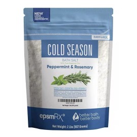 Better Bath Better Body Estación Fría Sales De Baño 32 Onzas De Sal De Epsom Con Rom