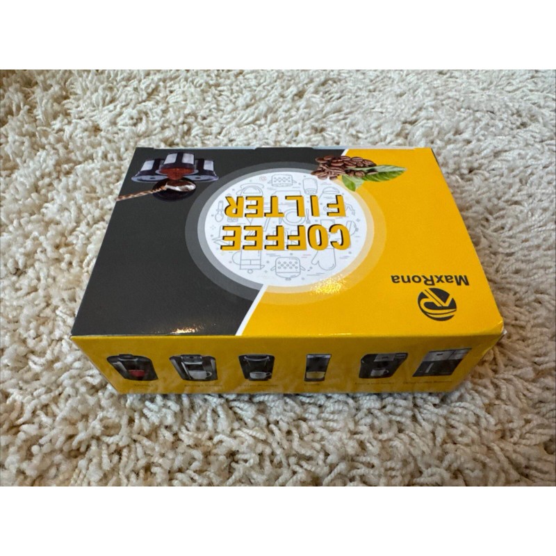 MaxRona refillable Keurig coffee filters, 4-pack