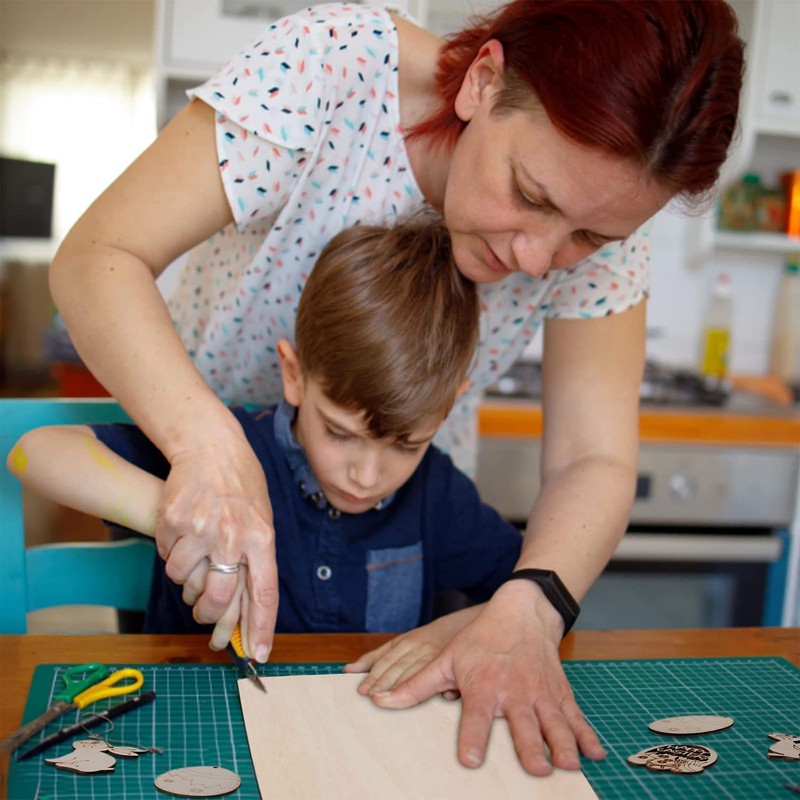 30 Pcs Basswood Sheets, Unfinished Wood, Thin Plywood Wood Sheets