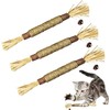 LANLAN2022 3 Pack Silvervine Sticks Cat Toys for Indoor Cats