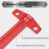 Homaisson 24 Inch T Square Woodworking Ruler, Precision Ruler Tsquare