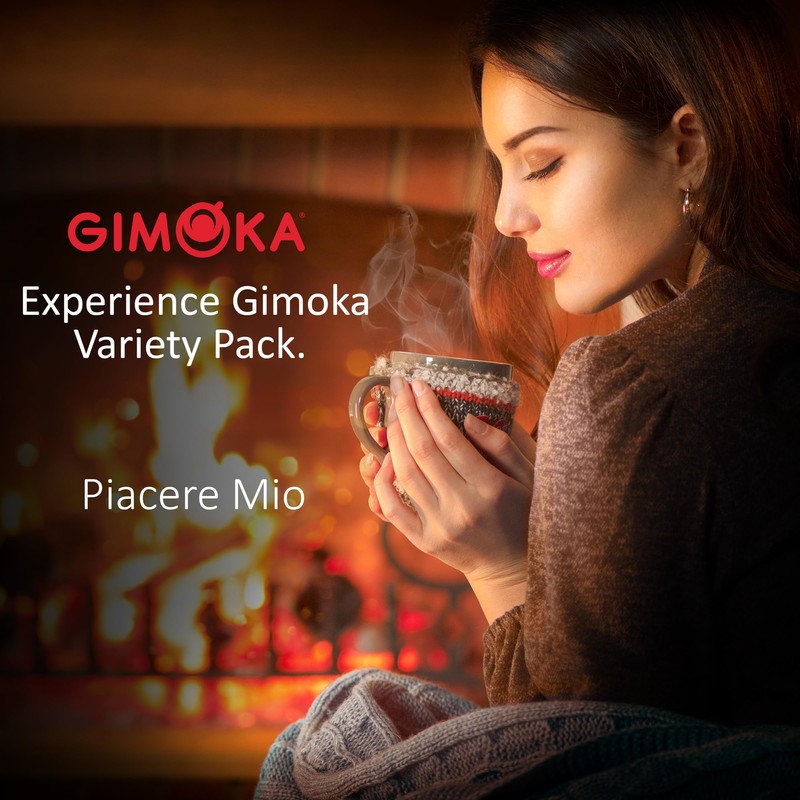 GIMOKA Hot Beverages Capsules - Variety Pack 100 ct assorted