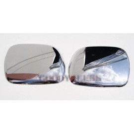X-PARTS LAB For 99-07 Ford F250 F350Excursion Chrome Side Door Mirror Covers SDSide half cap
