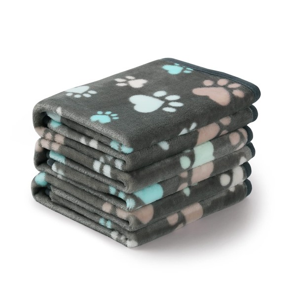 Luciphia 1 Pack 3 Blankets Fluffy Premium Fleece Pet Blanket