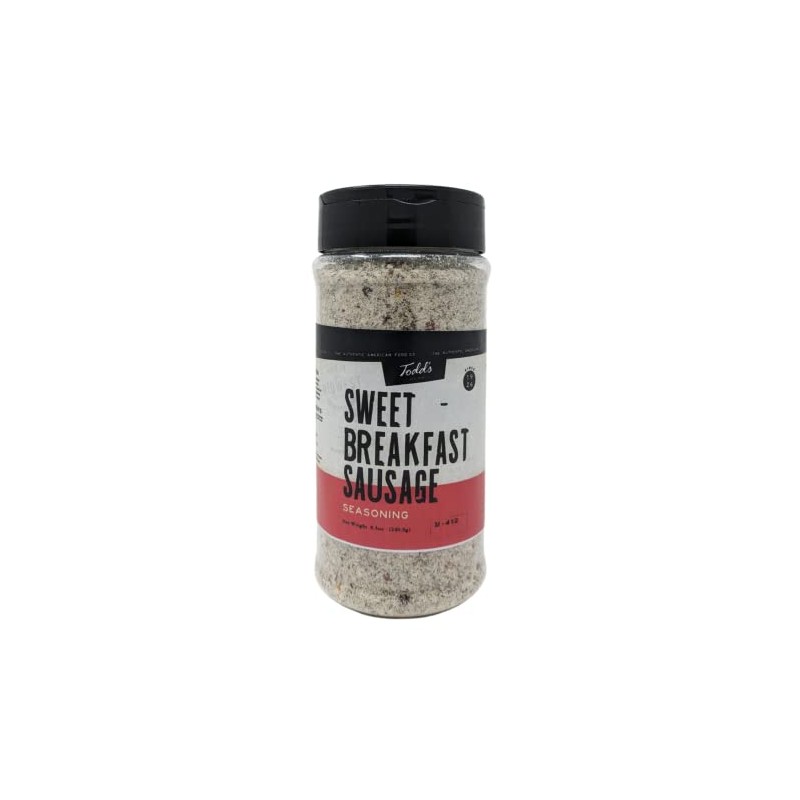 Tood's Sweet Breakfast Sausage Seasoning, 8.5 oz jar