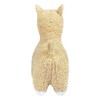 Doindute Light Brown Plush Alpaca Stuffed Animal Toy, Soft Cuddly