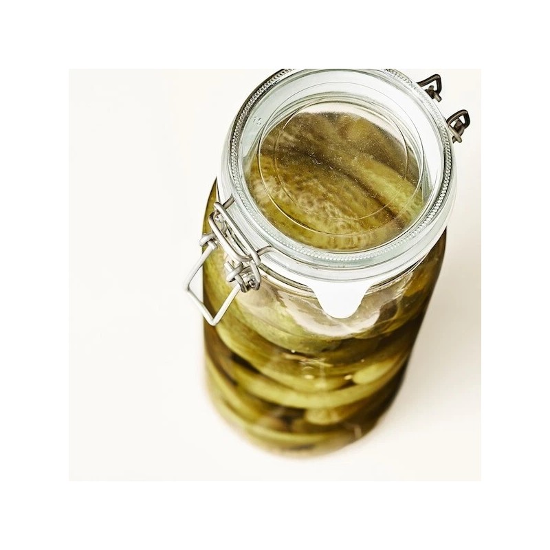 Ikea Korken, Jar With Lid, Clear Glass 2.1 qt