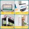 Magnetic Whiteboard Monitor Memo Board for Desktop,Double-Sided Usable Weekly Meal