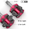 CXWXC Bicycle Pedals with 3 Sealed Bearings Aluminium Alloy for