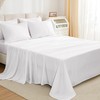 Litanika Comforter Queen Size Set White - 7 Pieces Bed