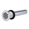 Grid Drain Strainer Assembly Without Overflow for Bathroom Sink, C.O.