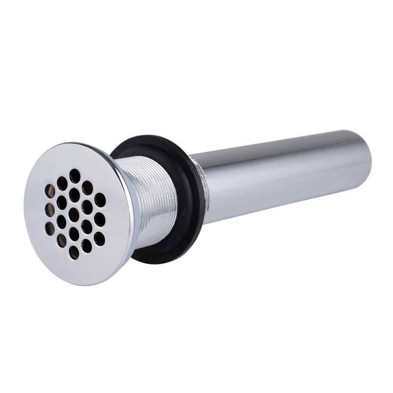 Grid Drain Strainer Assembly Without Overflow for Bathroom Sink, C.O.