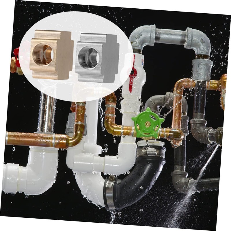 Tofficu 2PCS Adapter Pipe Fitting Connector for Durable Design for