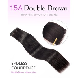 Arabella Real 15A Bundles Human Hair Straight Bundles Human Hair Natural Black Hair Bundles 100% Raw Vietnamese Human Hair Bundles Human Hair,Three Times the Lifespan,Raw Bundles Human Hair 26 Inch