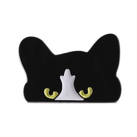 Cute Black Cat Enamel Brooch Creative Cartoon Animal Lapel Pin Backpack Hat Decoration Gift-B