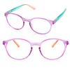 In Style Eyes Opulent Oval Clear Frame Reading Glasses Set