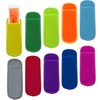 10 Colors Reusable Ice Pop Sleeves Anti-freezing No Drip (10