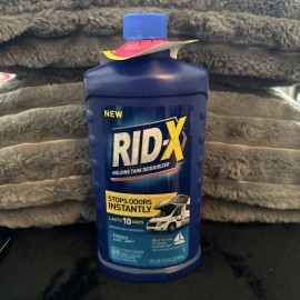 Rid-X Deodorizer Holding Tank Fresh Scent Liquid RV Boats Toilet Camper - 24oz.