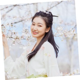 TOVINANNA Elegant Vintage Ebony Hairpin Wood Hair Stick Hairpin for Women Hair Bun Chopstick Tassel Dec