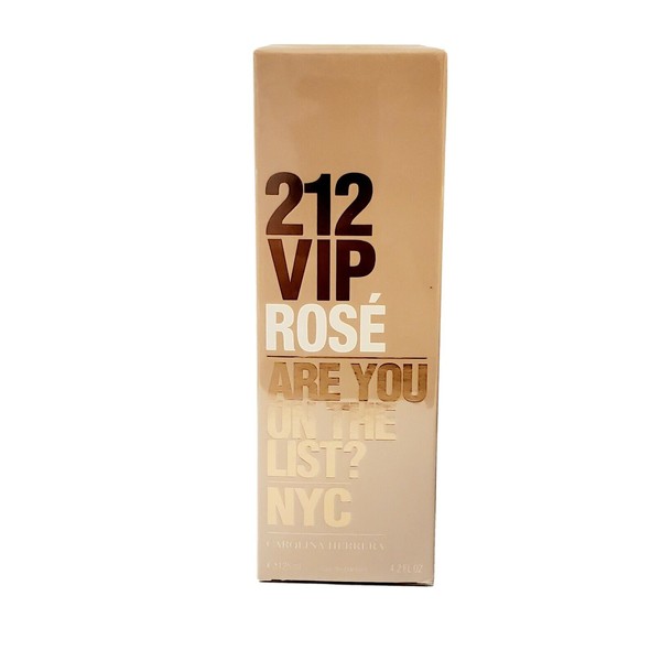 212 VIP ROSE by Carolina Herrera Perfume 4.2 oz. EDP Spray Women. Brand new Box