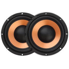 DriSentri 8 Inch Bass Loudspeaker Woofer Speaker, 2 Pieces Car Speakers Wide Frequency Response Car Audio Stereo Speaker for Car Audio/Home Theaters