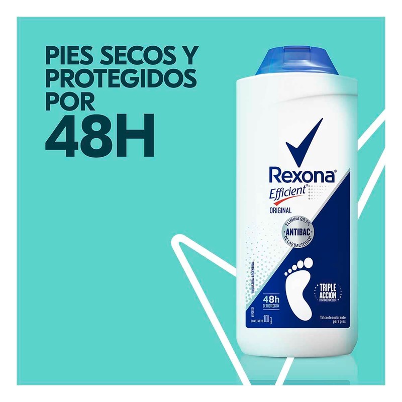 Rexona Efficient Original Desodorante para Pies - 1 x 200