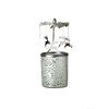 Kerzenfarm "Reindeer Rotary Carousel for Tealights, Metal and Glass, Silver,