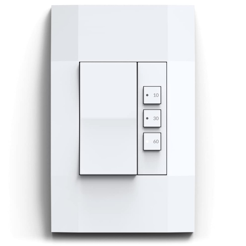 Simple Timer Switch by Deako, 10-30-60 Minute Countdown, Single Pole,