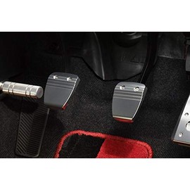 NEOPLOT NP70570 Brake/Clutch Pedal NEO Set, Silver (Anodized), Swift Sports (ZC33S) Alto (HA36#), Alto Works (HA36S) MT Car