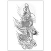 2 Sheets Temporary Dragon Tattoo Arm Tattoos T125 126