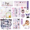 Luclay Stationery Set Girls, purple, Suitcase set