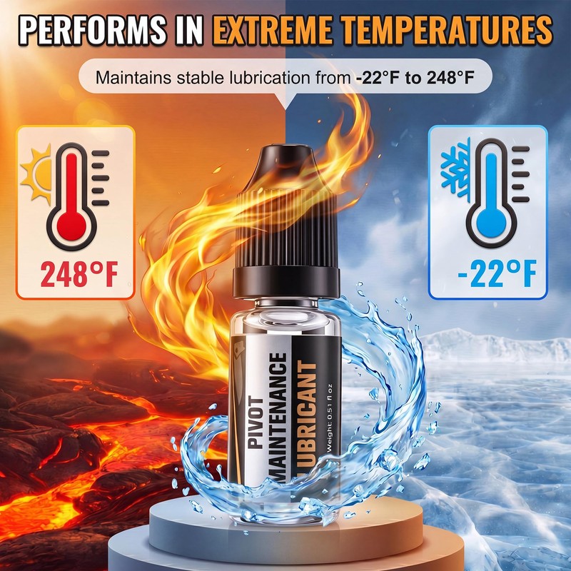 Knife Oil, 15ml Precision Drop Dispenser Bottle for Knife Pivot