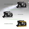 Switchback Sequential LED Strip Tube Bar Black Housing Crystal Headlights