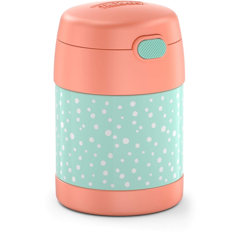 THERMOS FUNTAINER 10 Ounce Stainless Steel Kids Food Jar, Pastel