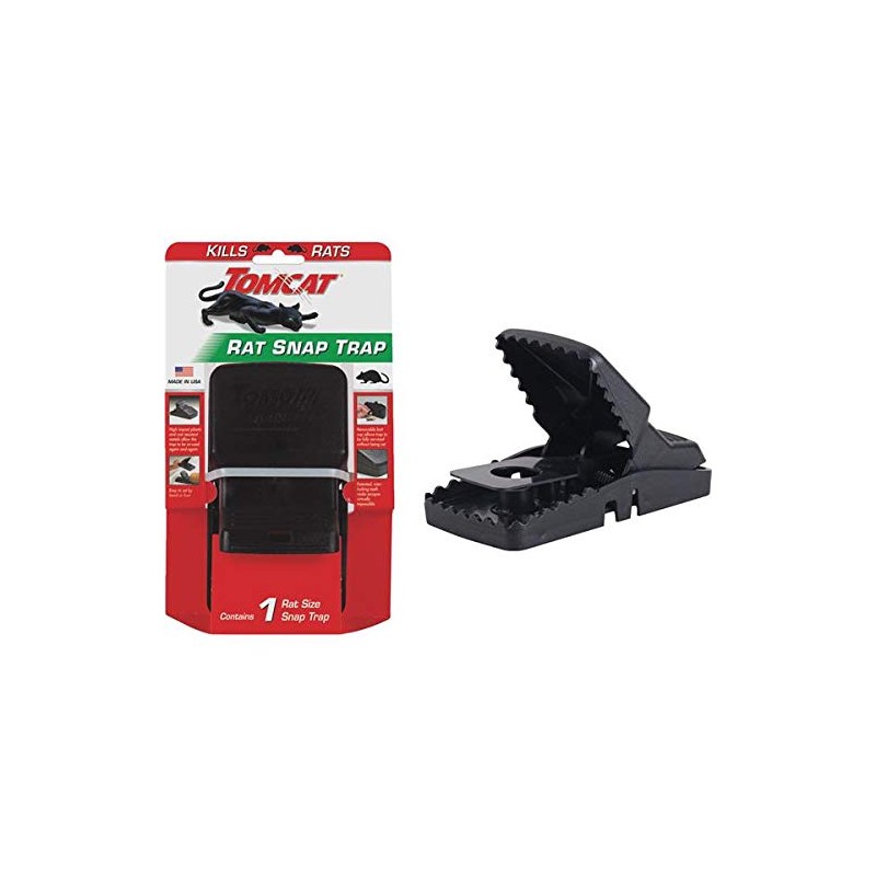 Tomcat Rat Snap Trap - Mechanical Rat Trap (2 Pack)