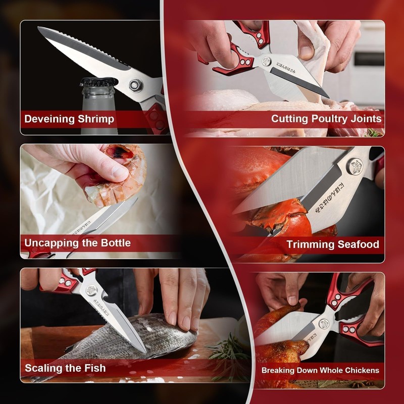 Dream Reach Kitchen Shears Set - Heavy Duty Kitchen Scissors