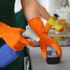 Relaxdays Scrubbing, Set of 6, Hard Bristles, with Handle, Cleaning,