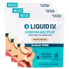 Liquid I.V. Hydration Multiplier, White Peach, Sugar Free, 14 Sticks,