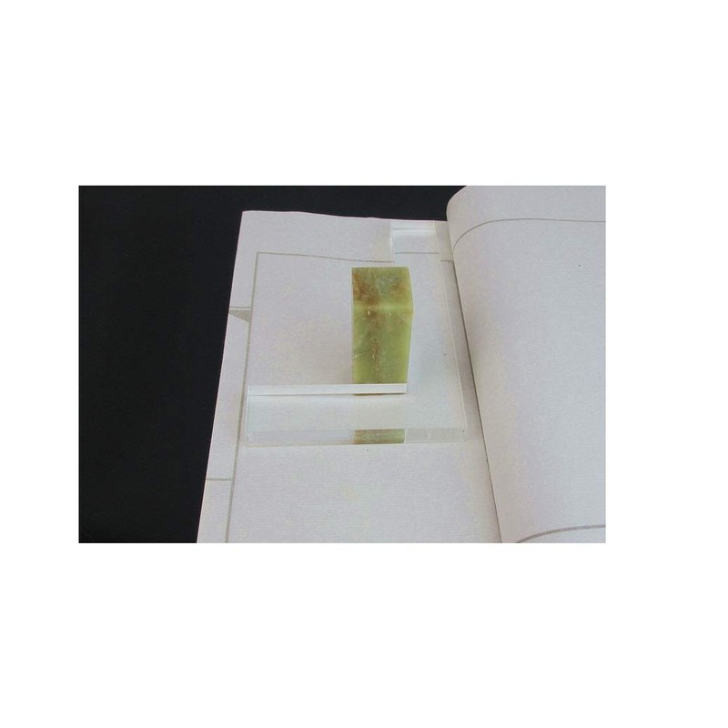 Ichishinsai Paper Weight Seal Engraving Supplies Calligraphy Supplies - Clear