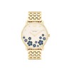 Coach Elliot Qtz Basic Round Dial Ladies Watch, Chalk/Gold, Bracelet
