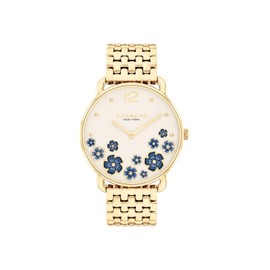 Coach Elliot Qtz Basic Round Dial Ladies Watch, Chalk/Gold, Bracelet